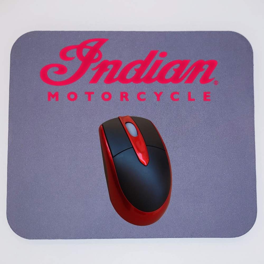 Indian motorcycle mouse pad office mouse pad biker